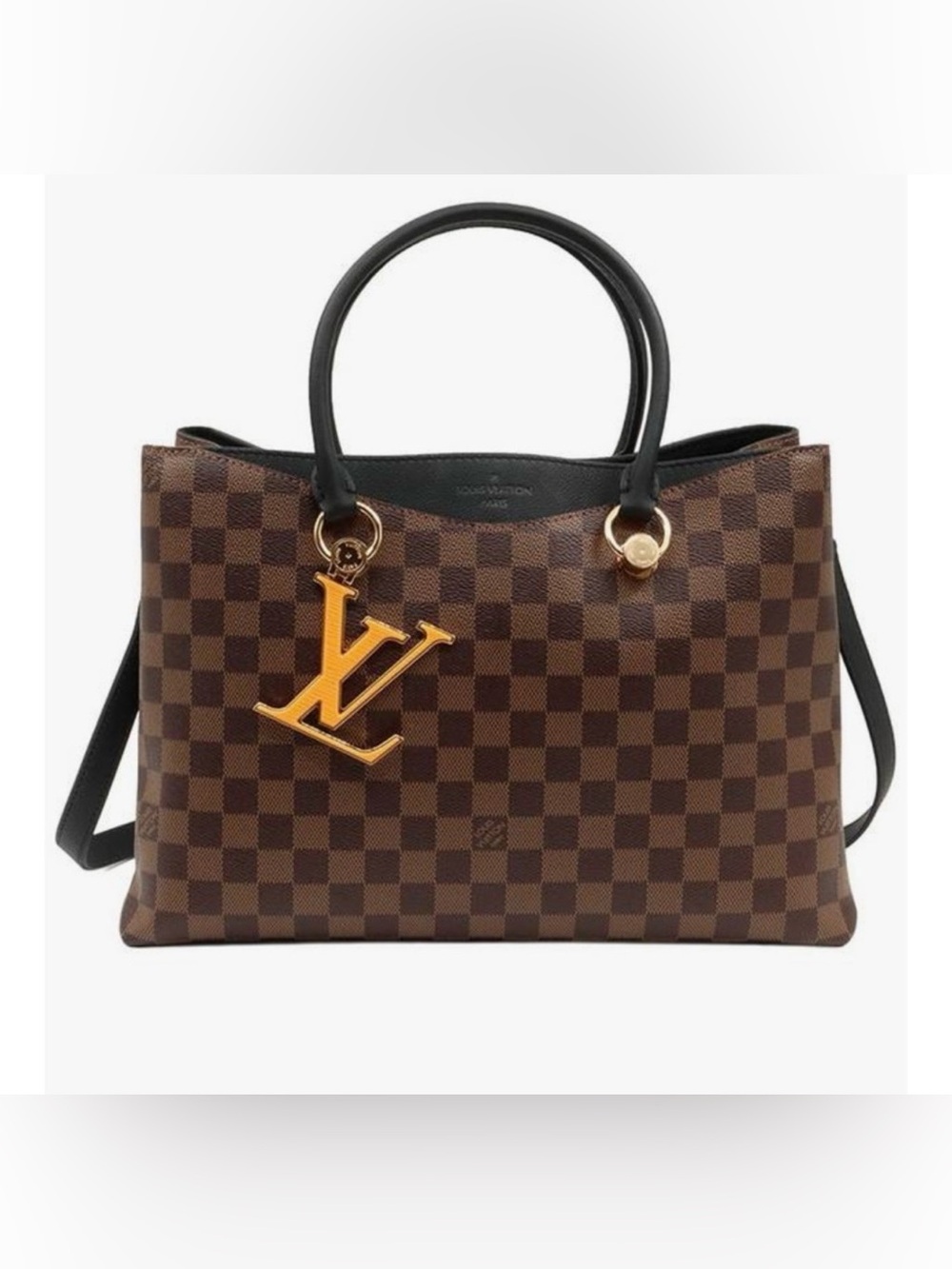 Authentic Damier Even Canvas LV Riverside